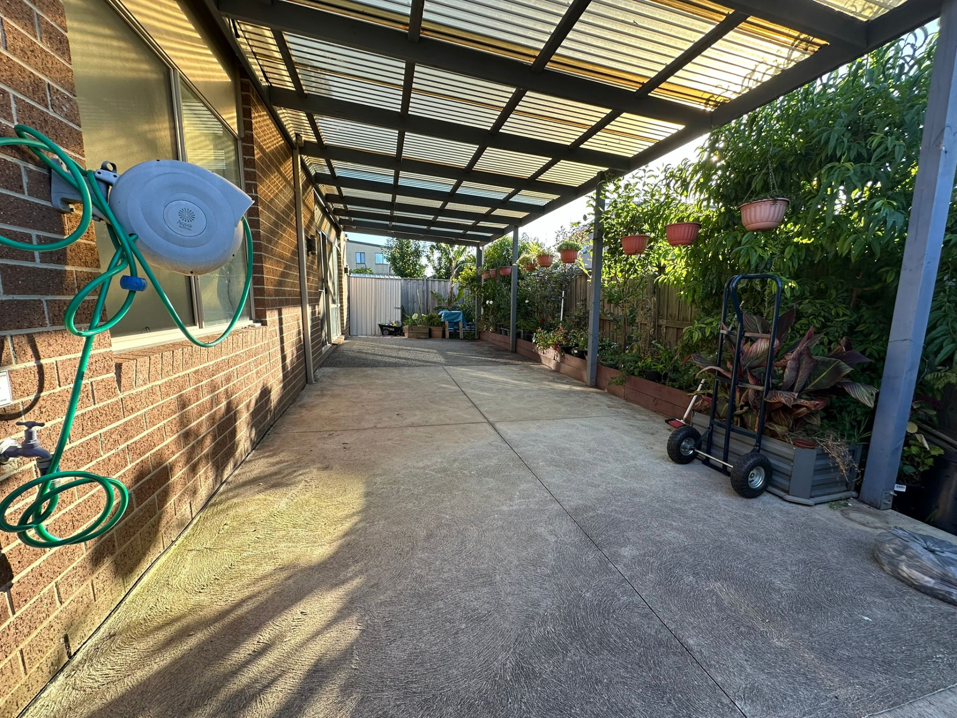Before: Concrete verandah to timber look deck